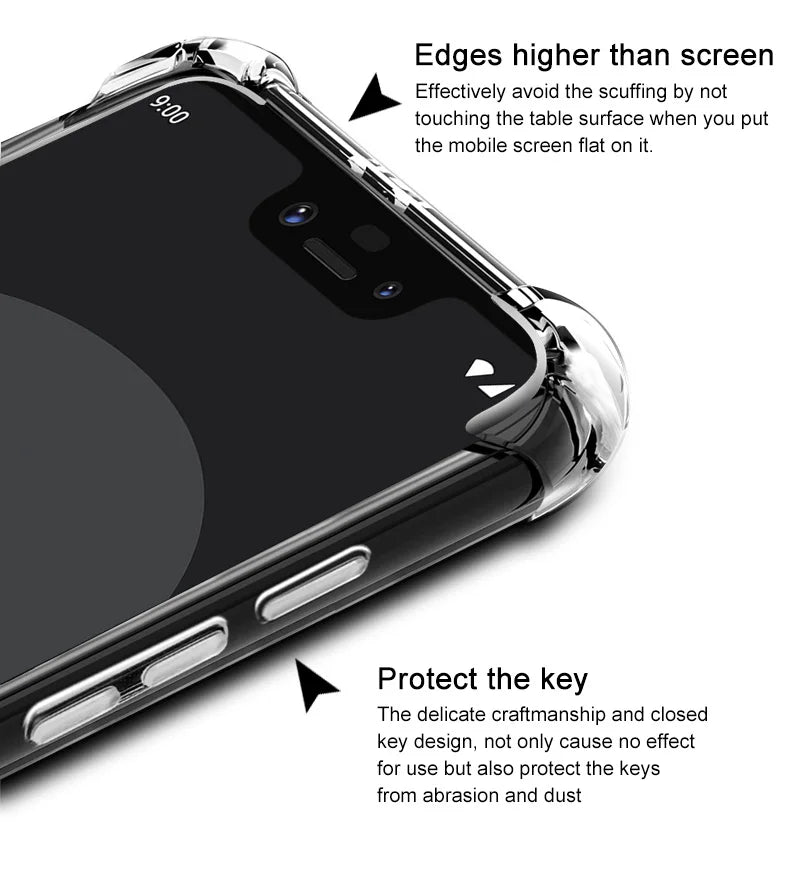 Fair Phone 6 Fairphone6 Case Shockproof Air Cushion Clear Airbag Silicon TPU Back Cover Phone Case for FairPhone 6 Fairphone6 5G