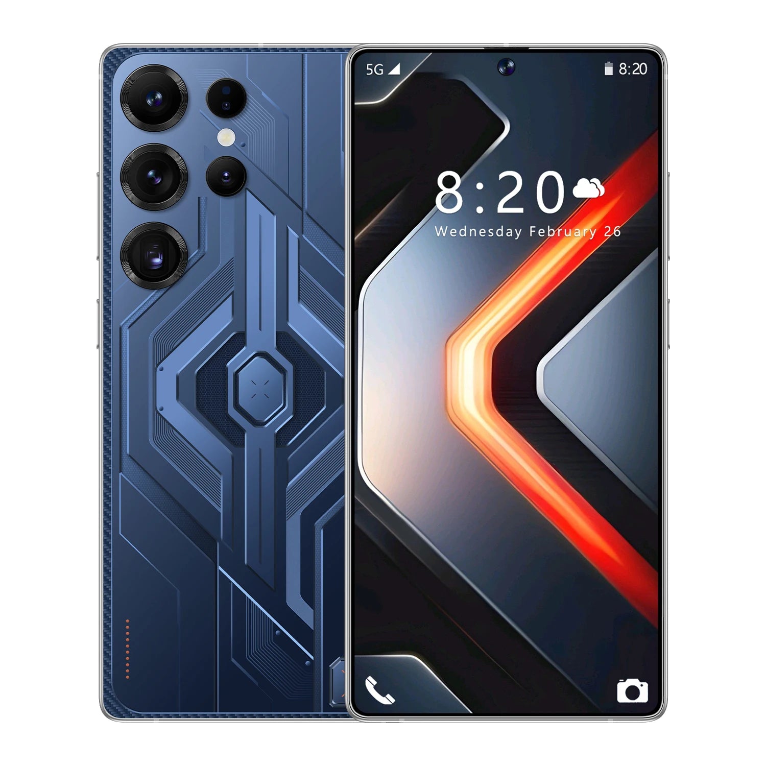 GT30 Ultra 5G LTE Smartphone 7.3inch 16GB+1TB 10-Core Dual SIM