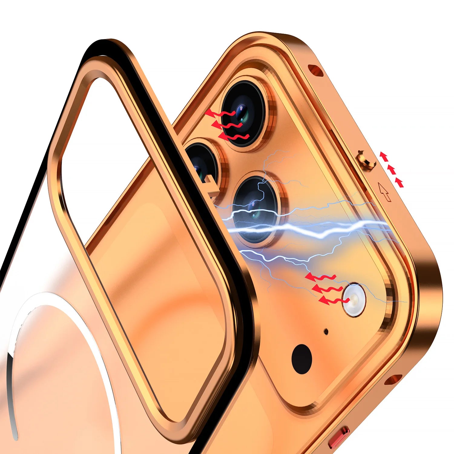 Luxury Premium Designer Frosted Phone Case for IPhone 17 16 15 14 13 Pro Max Iphone Air Magnetic Protection Back Cover