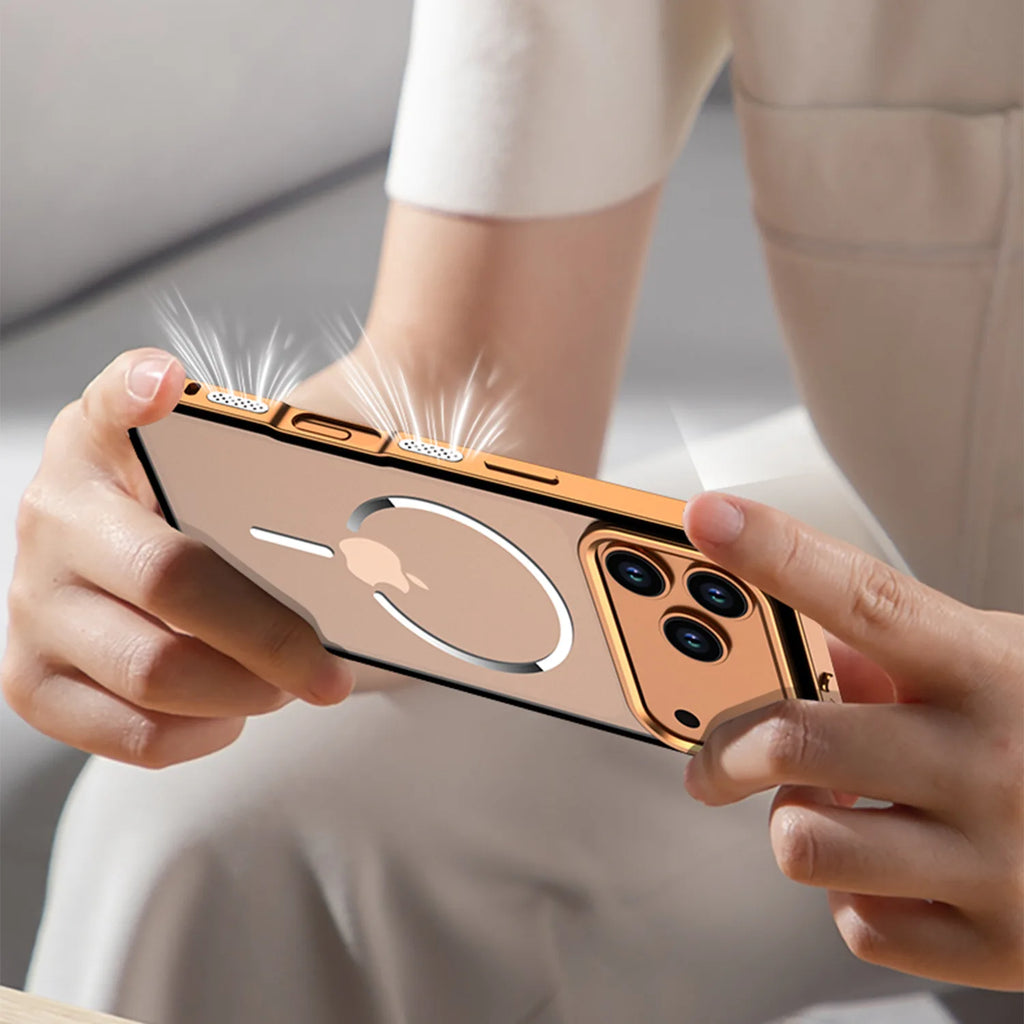 Luxury Premium Designer Frosted Phone Case for IPhone 17 16 15 14 13 Pro Max Iphone Air Magnetic Protection Back Cover