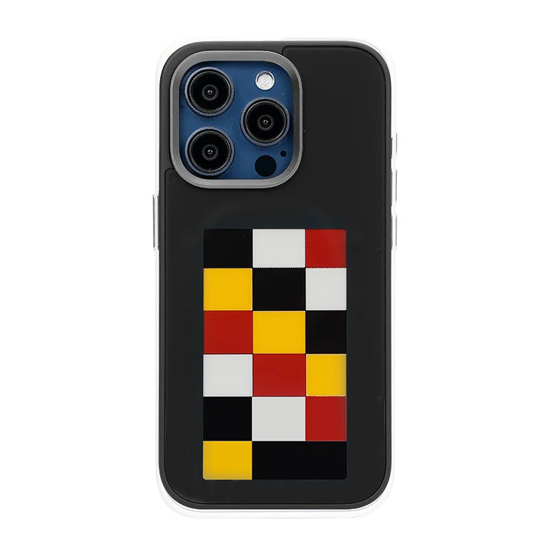 NFC LED Smart E Ink Screen Phone Cases for iPhone