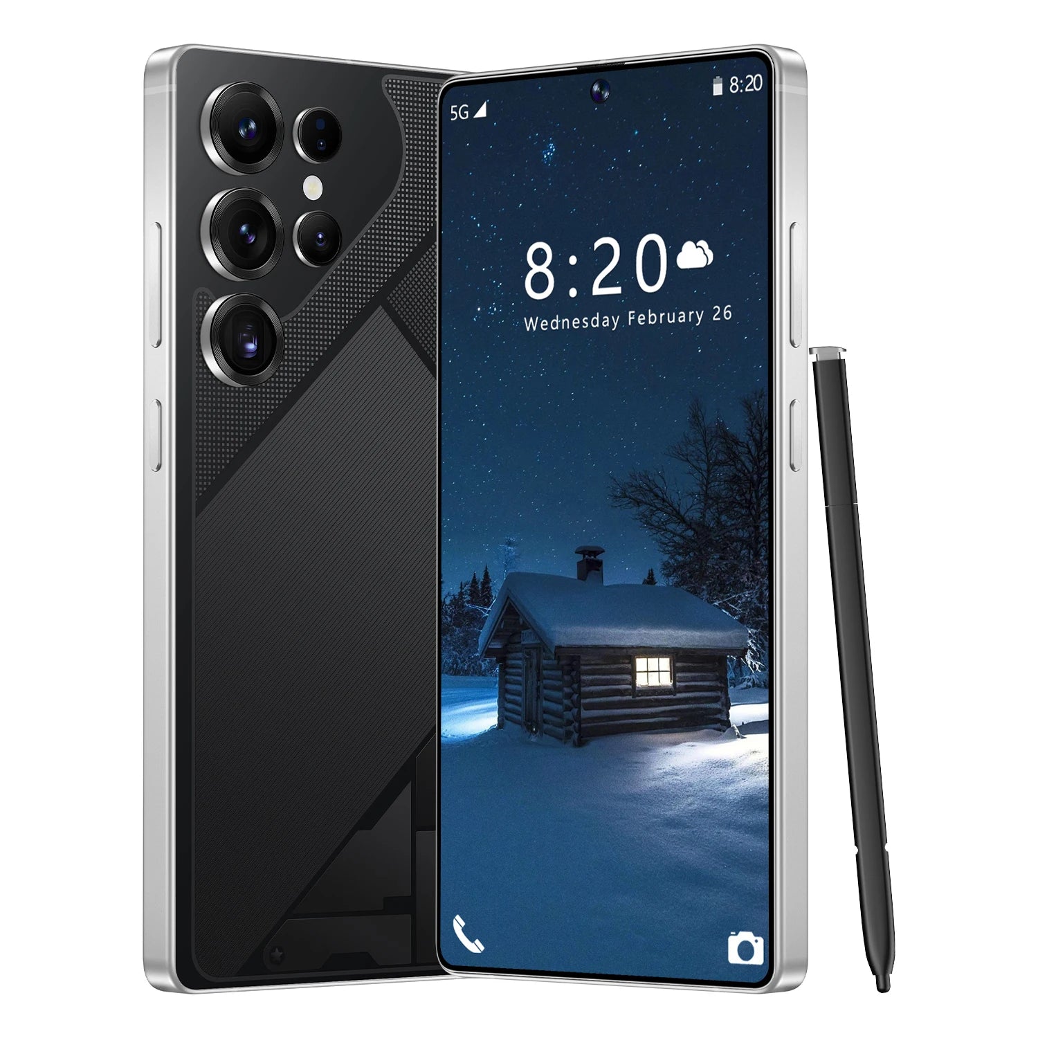 GT30 Ultra 5G LTE Smartphone 7.3inch 16GB+1TB 10-Core Dual SIM CDMA 108MP Facial Recognition