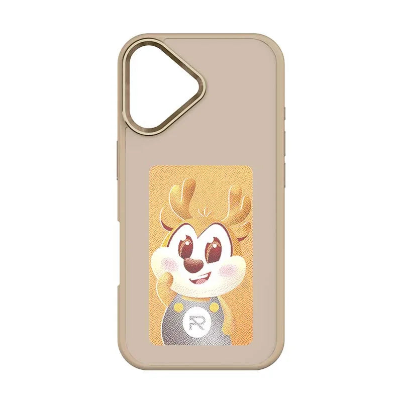 NFC Phone Case Wholesale LED Smart E Ink Screen Phone Cases PC Cover for iPhone NFC 13 14 15 16 Pro Max DIY Phone Display case