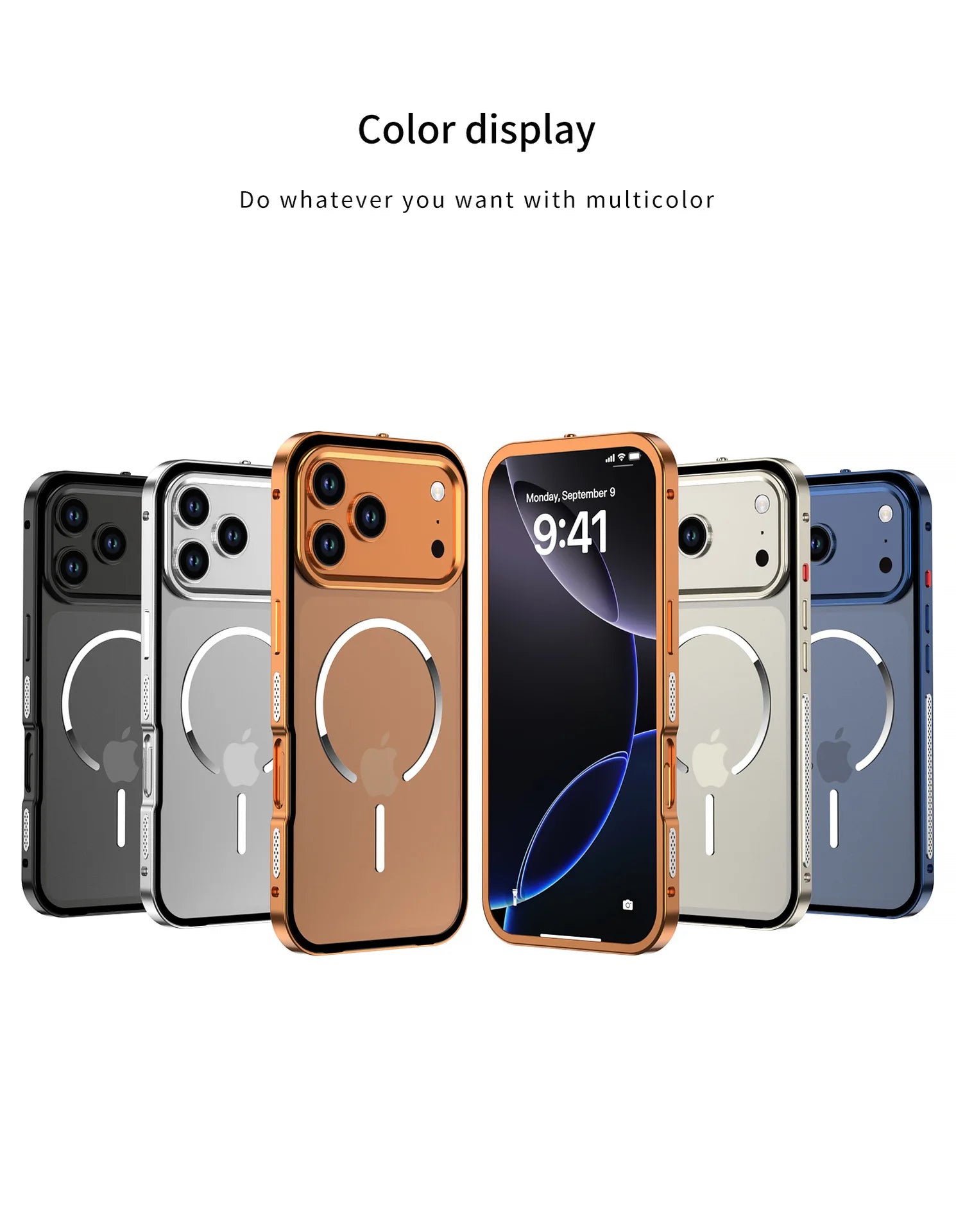 Luxury Premium Designer Frosted Phone Case for IPhone 17 16 15 14 13 Pro Max Iphone Air Magnetic Protection Back Cover
