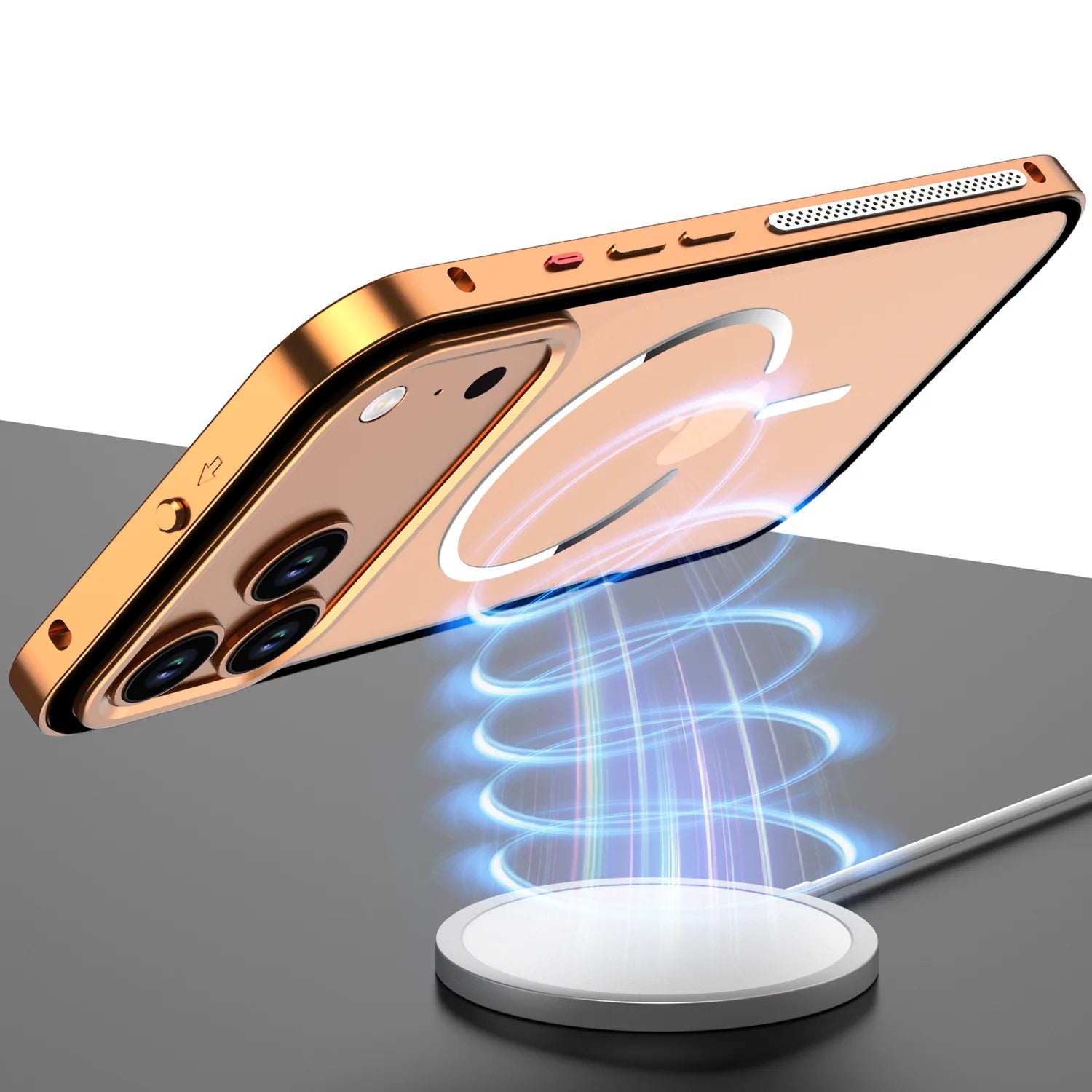 Luxury Premium Designer Frosted Phone Case for IPhone 17 16 15 14 13 Pro Max Iphone Air Magnetic Protection Back Cover