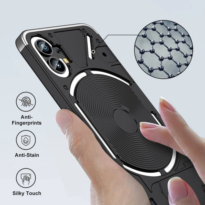 New Arrival for Nothing Phone 1 Case, GKK Mobile Phone Cases, Three Stage Splicing Full Coverage PC Phone Back Cover