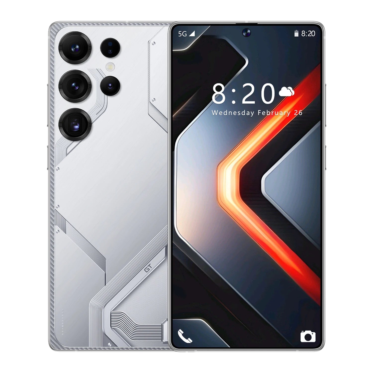 GT30 Ultra 5G LTE Smartphone 7.3inch 16GB+1TB 10-Core Dual SIM