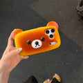 Phone case suitable for iPhone | Funny burnt bread bear | Silicone cartoon | Gift style | Phone case 13 14 15 16 17 Pro Max