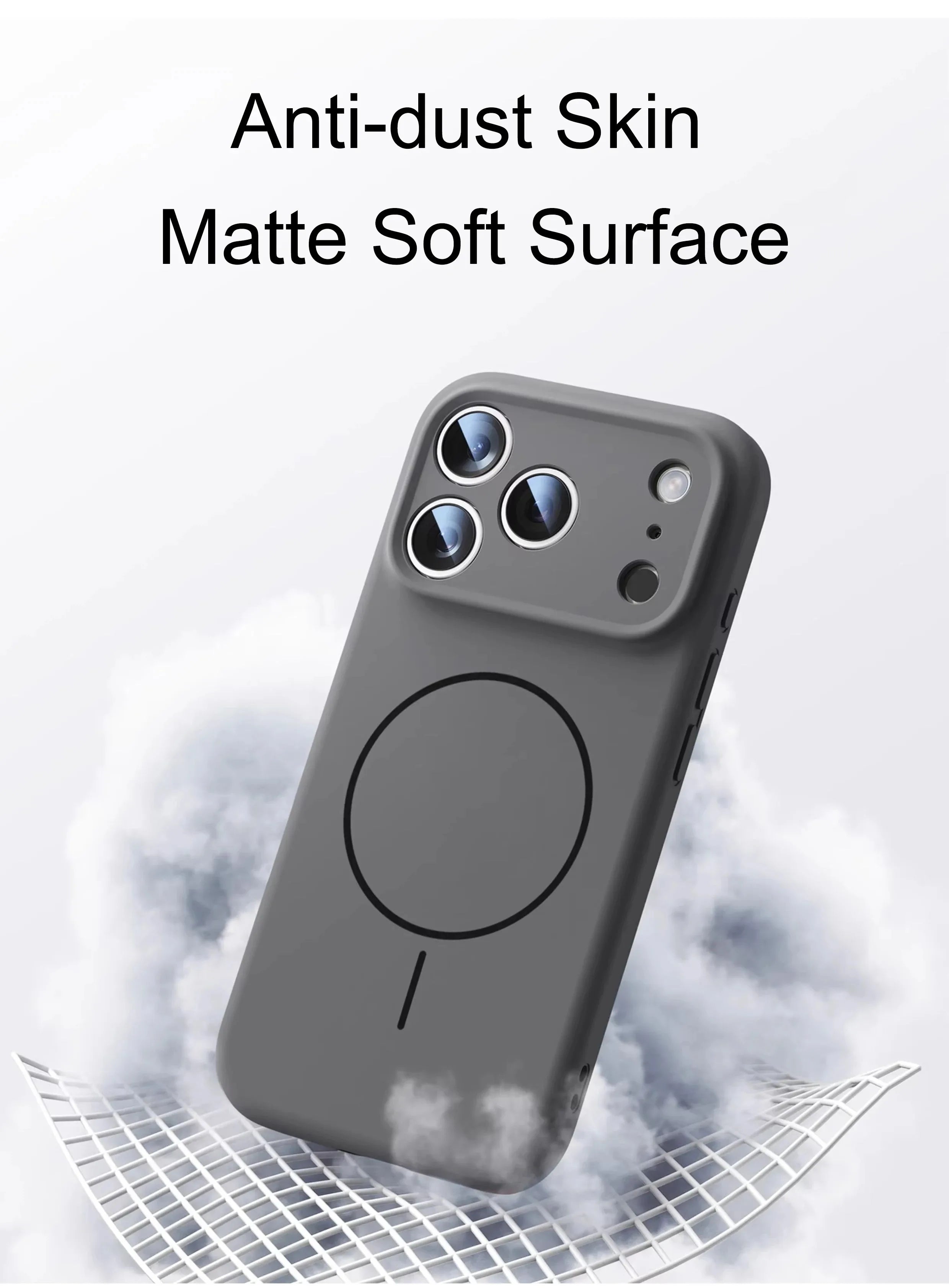 Magnetic Original Liquid Silicone For Magsafe Phone Case For iPhone 17 16 15 14 13 12 Pro Max 16 Plus 17Air Skin Feel Soft Cover