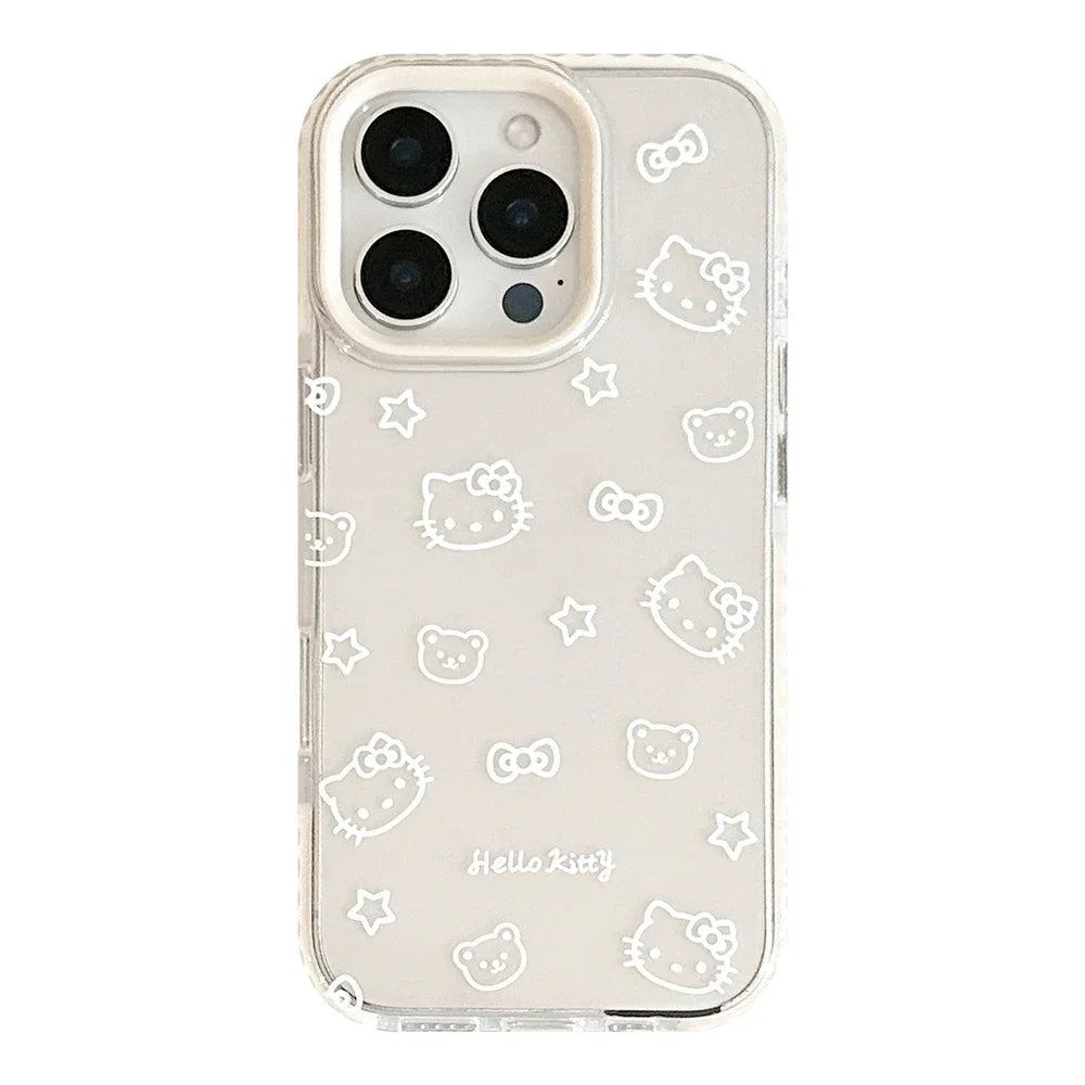 Bow Transparent Phone Case For iPhone