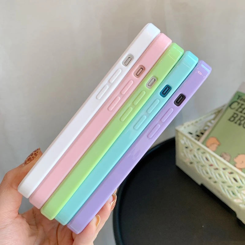 Silicone Soft Phone Case for iPhone