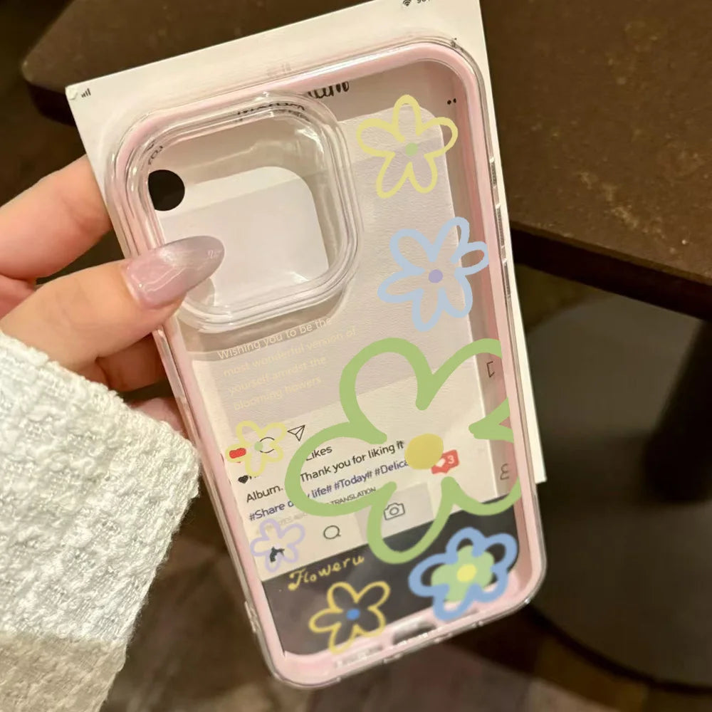2 in 1 Candy Color Phone Case For iPhone