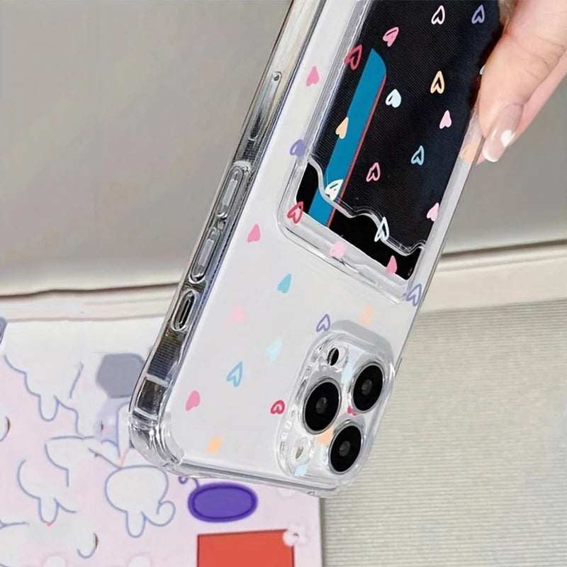 A Colorful Heart-Shaped Phone Case For iPhone