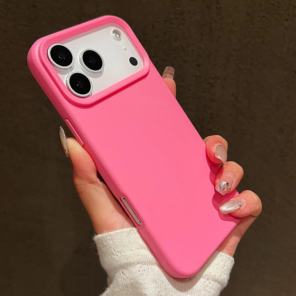 Candy Color Silicone Protective Phone Case For iPhone