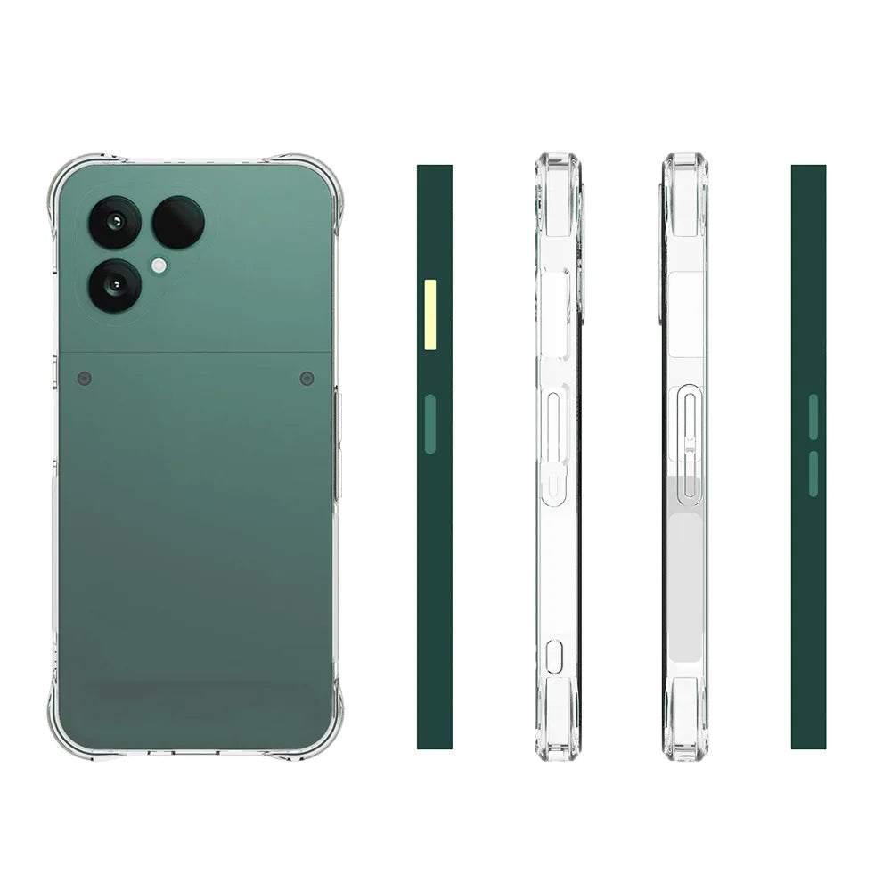 Fair Phone 6 Fairphone6 Case Shockproof Air Cushion Clear Airbag Silicon TPU Back Cover Phone Case for FairPhone 6 Fairphone6 5G