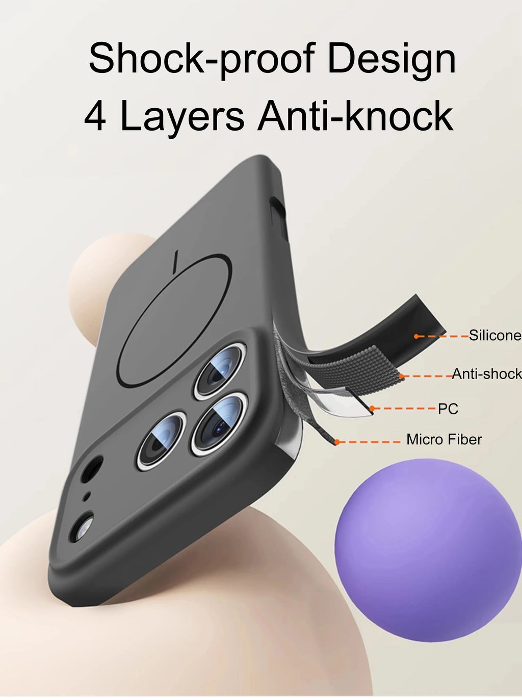 Magnetic Original Liquid Silicone For Magsafe Phone Case For iPhone 17 16 15 14 13 12 Pro Max 16 Plus 17Air Skin Feel Soft Cover