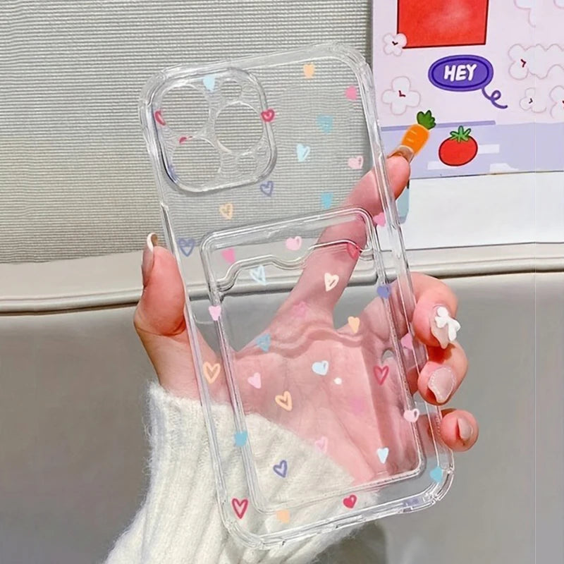 A Colorful Heart-Shaped Phone Case For iPhone