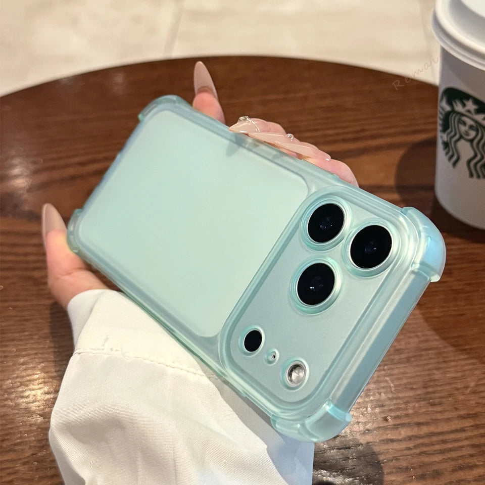 Cute Matte Clear Phone Case for iPhone