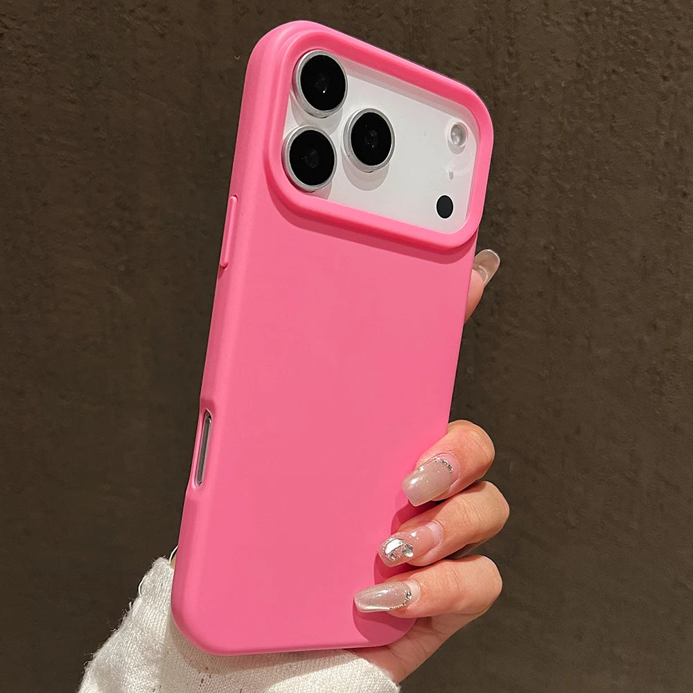 Candy Color Silicone Protective Phone Case For iPhone