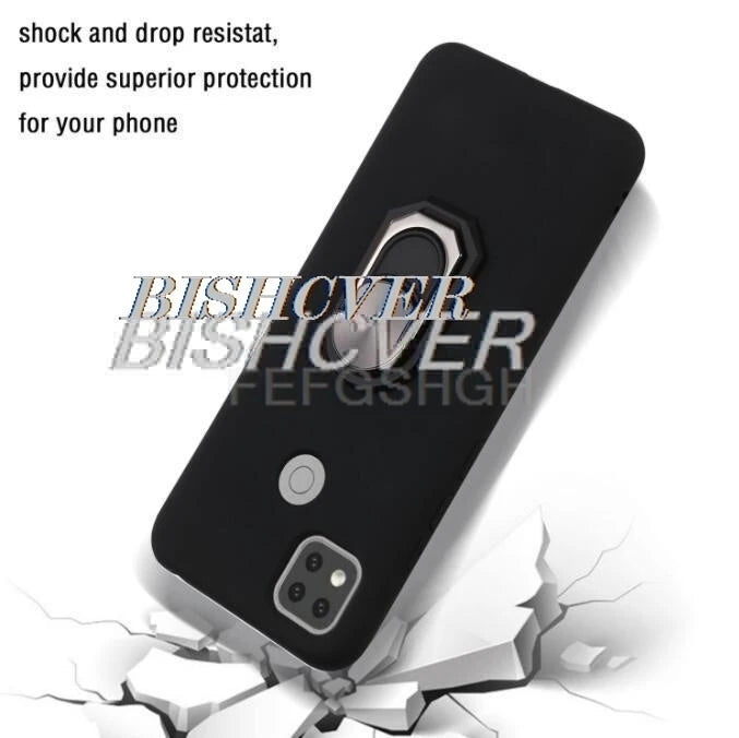Magnet Phone Case For Fairphone 6 5 Fairphone5 Fairphone6 Gen 6 Shockproof Soft TPU Silicone Cover With Ring Holder