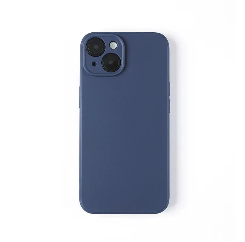Liquid Silicone Phone Case for iphone 13 mini 14 15 Pro Max 15 Plus Candy Color Soft Back Cover Cases
