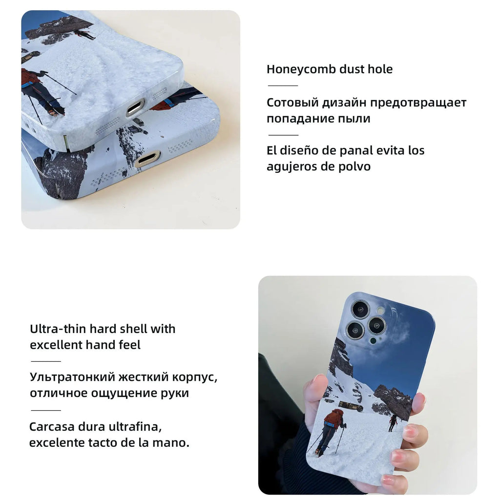 Customized Film Hard Phone Case for iPhone 16 e 15 14 13 12 Pro Max Plus  X XR XS 11 Cover Personalized Design Picture DIY Photo