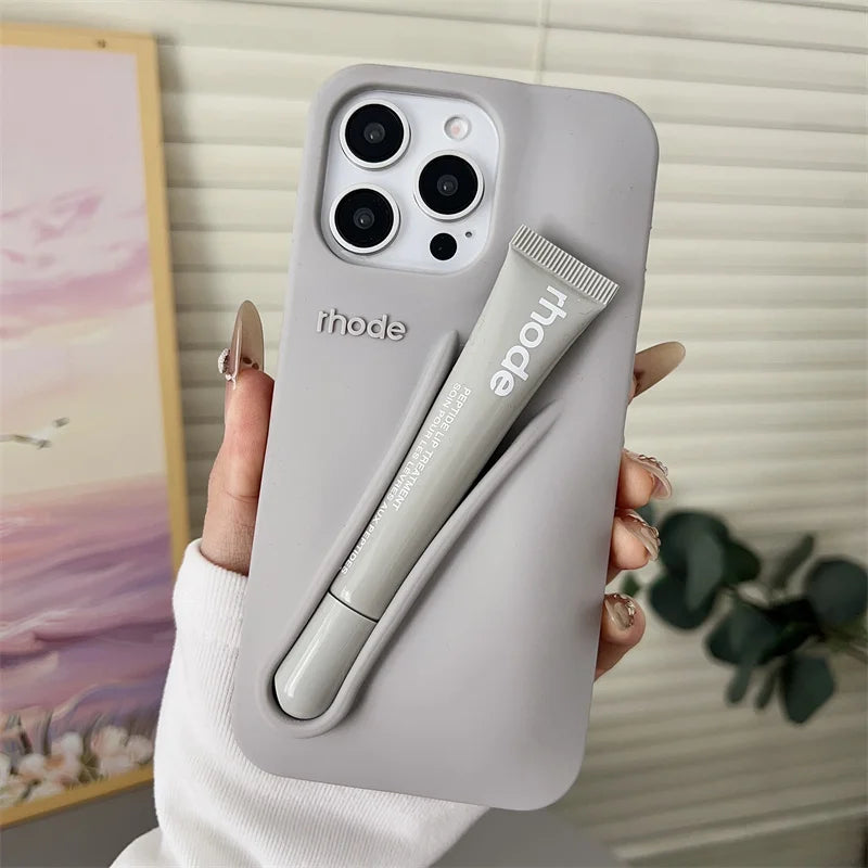 Makeup Brand Lemontini Dopamine Lip Gloss Case for iPhone