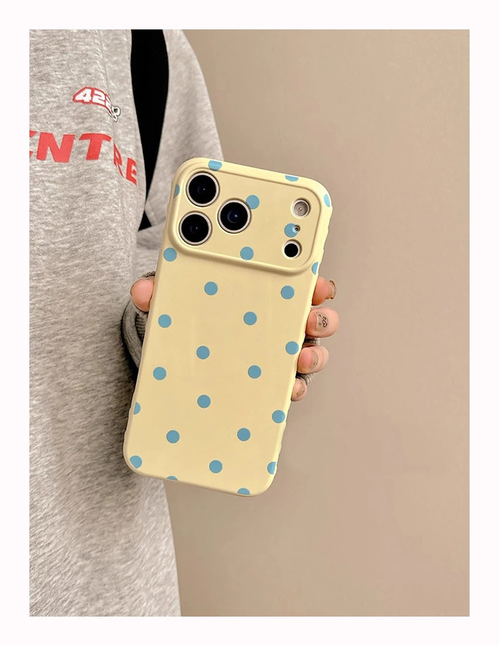 INS Lovely Polka Dot Cute Soft Phone Case for iPhone