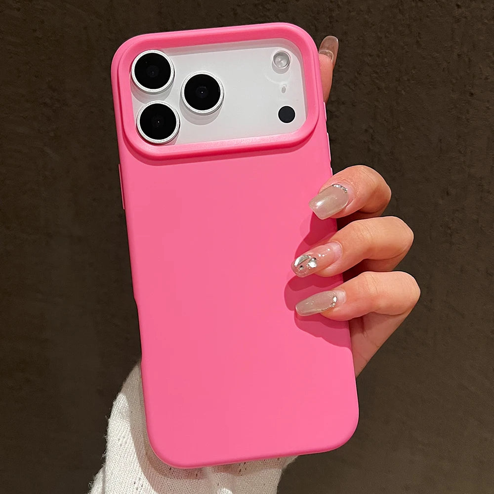 Candy Color Silicone Protective Phone Case For iPhone