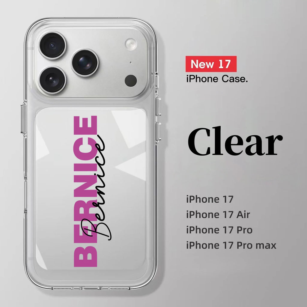 Personalized Customized Colourful name DIY Soft Phone Case Compatible with iPhone17 16 15 14 13 12 11 Pro max 16 15 14 Plus