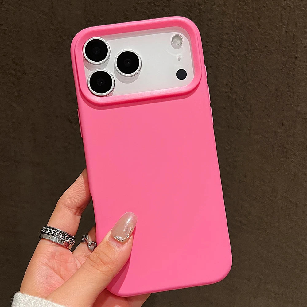 Candy Color Silicone Protective Phone Case For iPhone