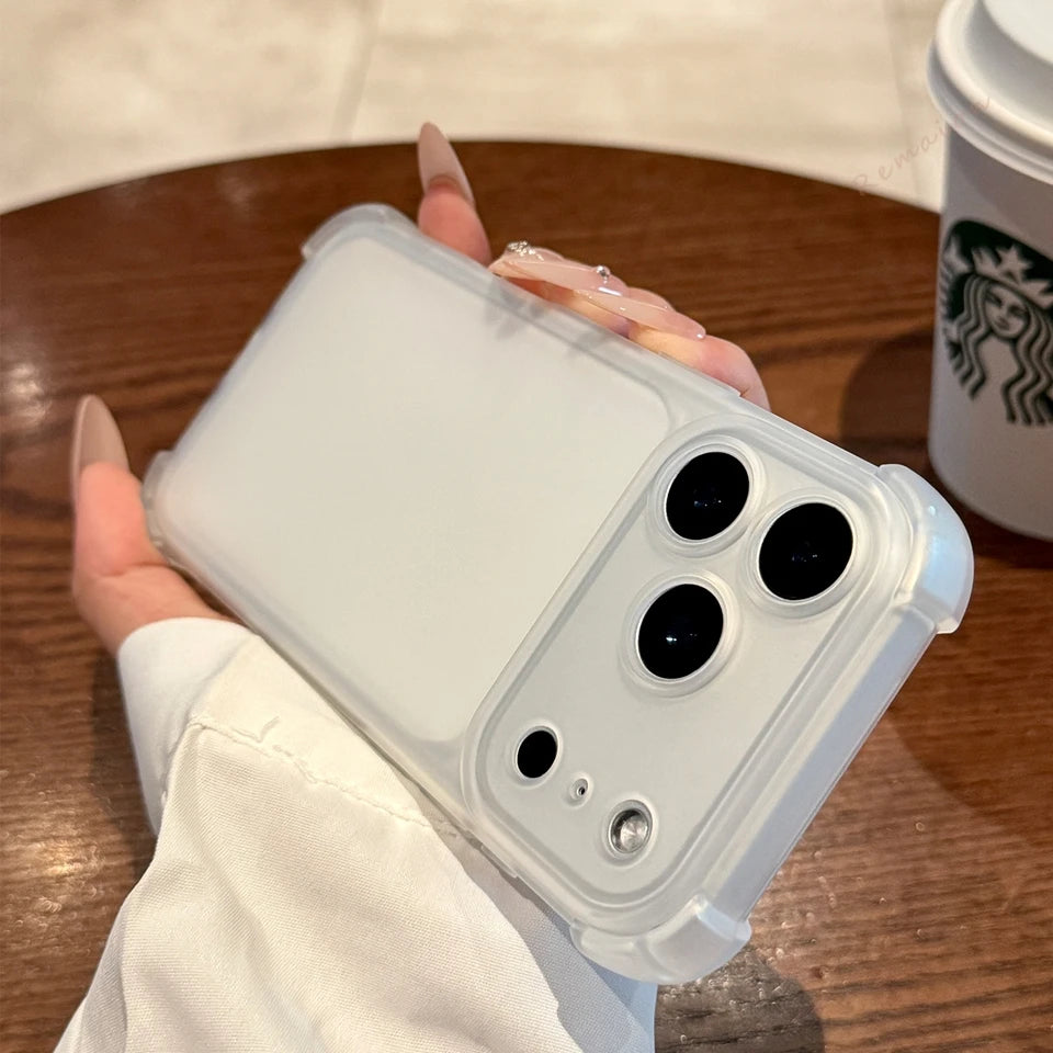 Cute Matte Clear Phone Case for iPhone