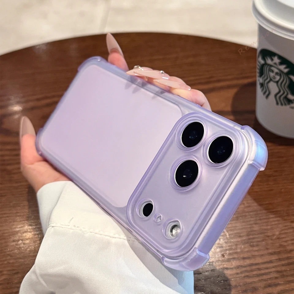 Cute Matte Clear Phone Case for iPhone