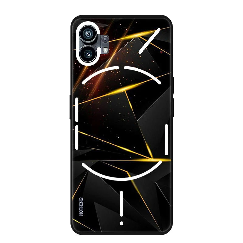 For Nothing Phone 2 1 Two One Case Marble Painted Soft Matte Silicone Back Cover For Nothing Phone2 Phone1 2 3 Full Phone Shell