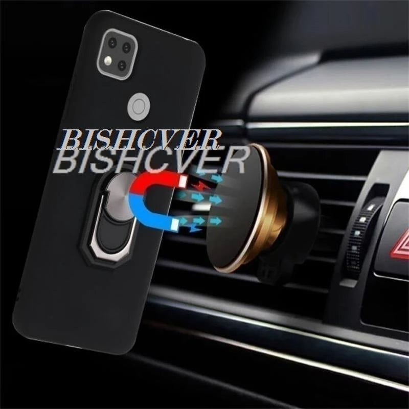 Magnet Phone Case For Fairphone 6 5 Fairphone5 Fairphone6 Gen 6 Shockproof Soft TPU Silicone Cover With Ring Holder