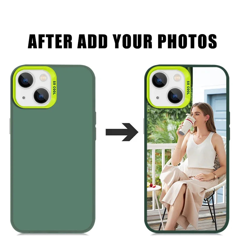 Customized Personalized Phone Case For iPhone 16 15 14 Plus 12 13 11 15 Pro MAX XR XS X 7 8 SE Cover Design Picture Name Photo