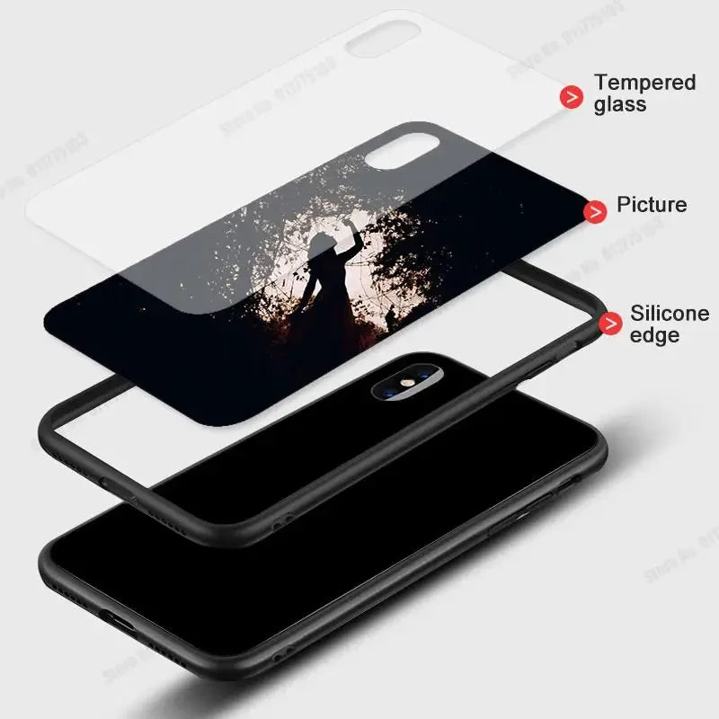 DIY Photo Phone Case for iPhone 17 Pro Max Air 16 Plus 15Pro 14 13 12 Mini 11 Custom Personalized Picture Silicone Glass Cover