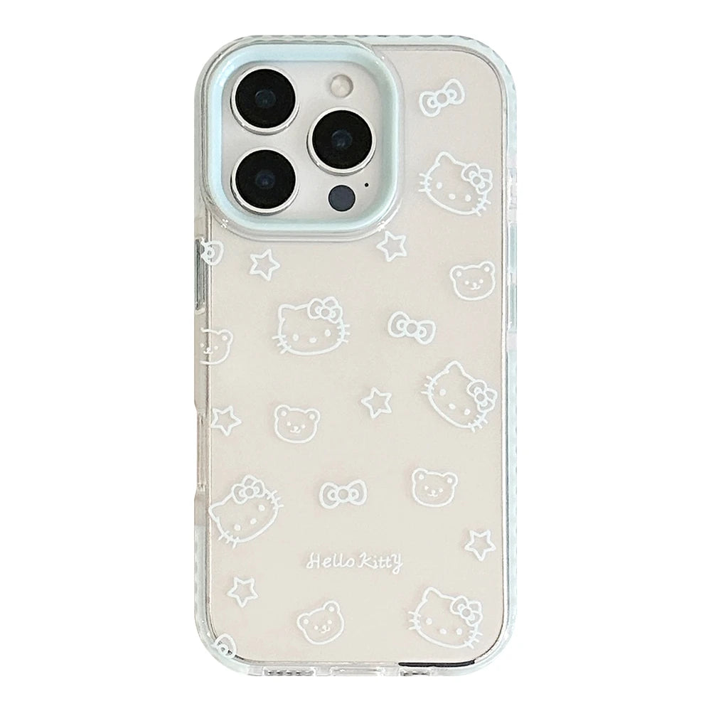 Bow Transparent Phone Case For iPhone