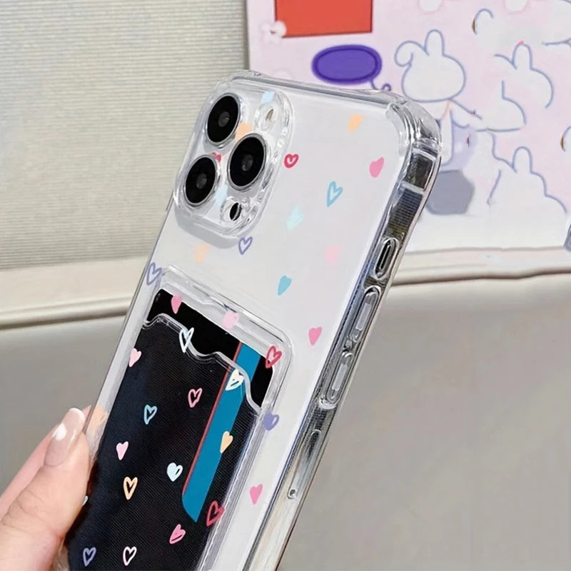A Colorful Heart-Shaped Phone Case For iPhone