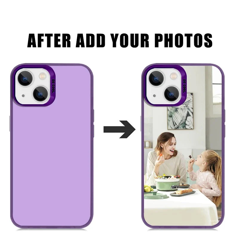 Customized Personalized Phone Case For iPhone 16 15 14 Plus 12 13 11 15 Pro MAX XR XS X 7 8 SE Cover Design Picture Name Photo