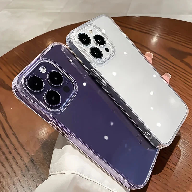 Luxury Transparent Phone Case For iPhone
