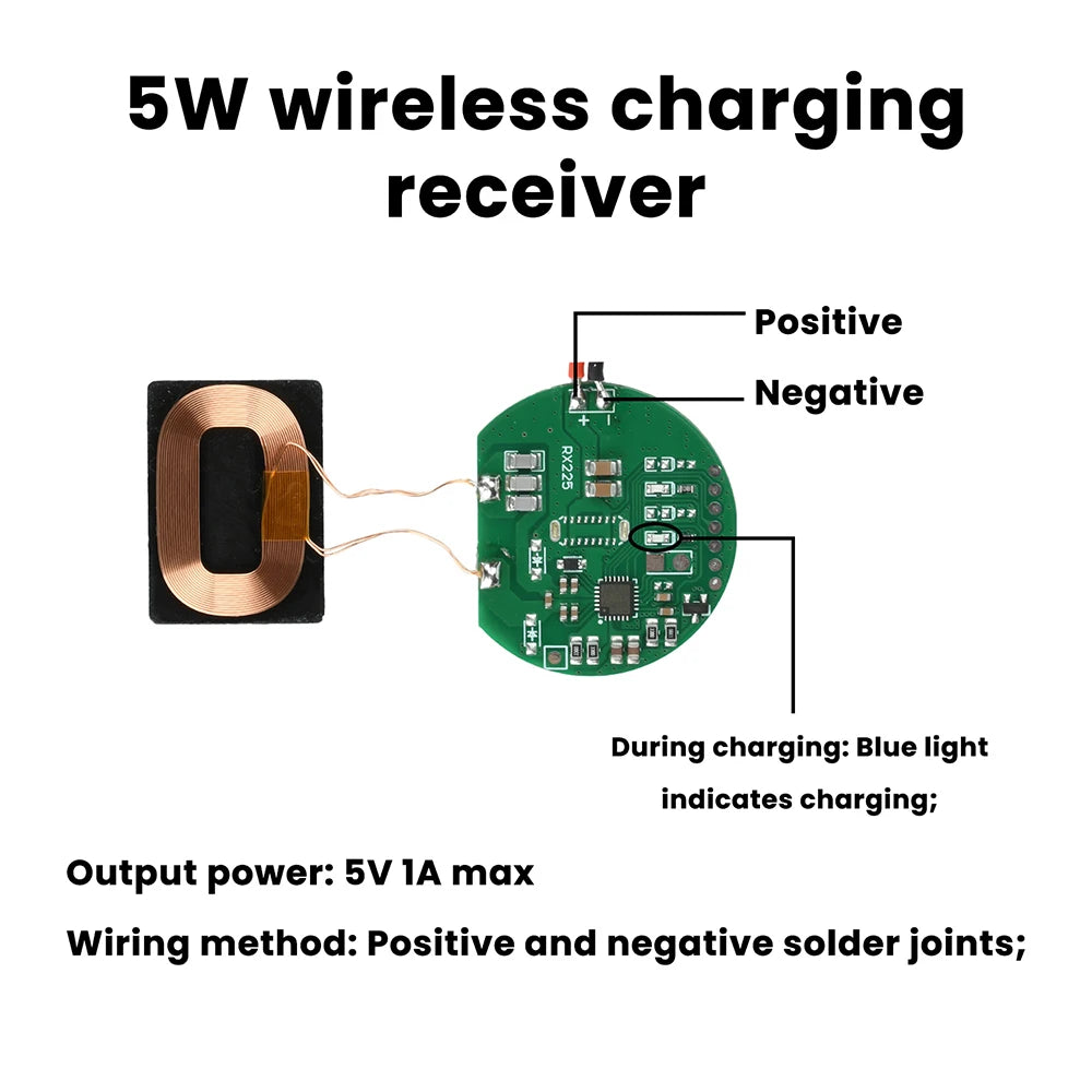 Wireless Charging  Type-C Interface Compact