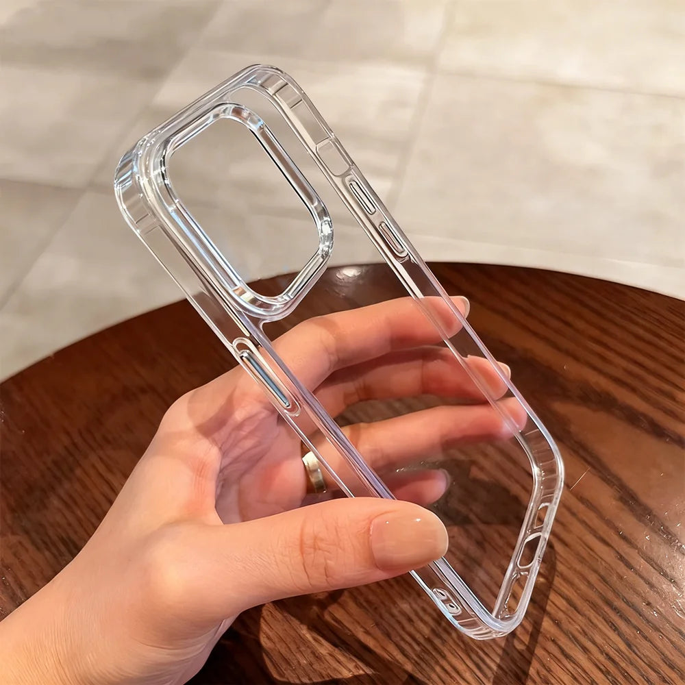Luxury Transparent Phone Case For iPhone