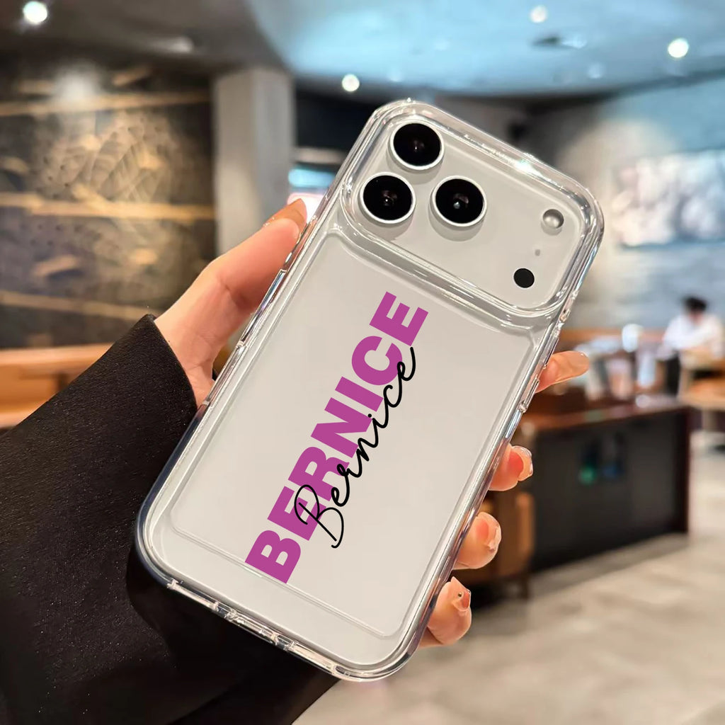 Personalized Customized Colourful name DIY Soft Phone Case Compatible with iPhone17 16 15 14 13 12 11 Pro max 16 15 14 Plus