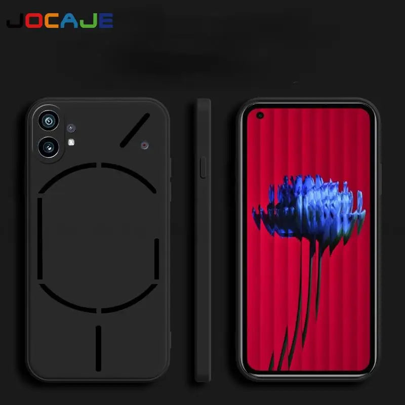Liquid Silicone Phone Case For Nothing Phone 2 Slim Matte Cover For Nothing Phone 1 Protective Lens Camera Soft Phone Back Cover