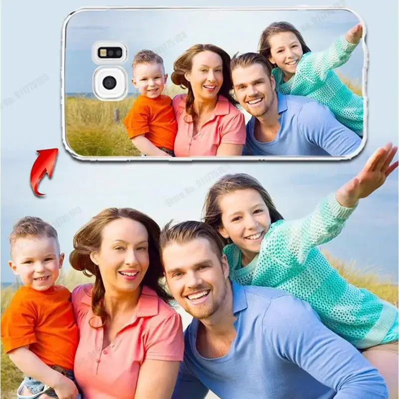 DIY Photo Phone Case for iPhone 17 Pro Max Air 16 Plus 15Pro 14 13 12 Mini 11 Custom Personalized Picture Silicone Glass Cover