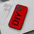 Fashion Phone Case For Iphone 17ProMax 15 16 12 11 13 14 Pro Xs Max Mini Xr X Plus Customized Design DIY Funda Silicone Cover