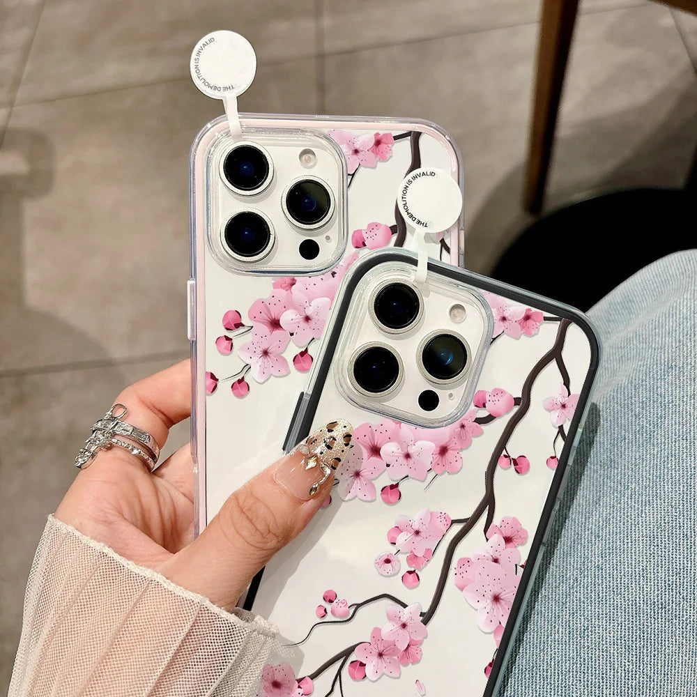 2 in 1 Candy Color Phone Case For iPhone