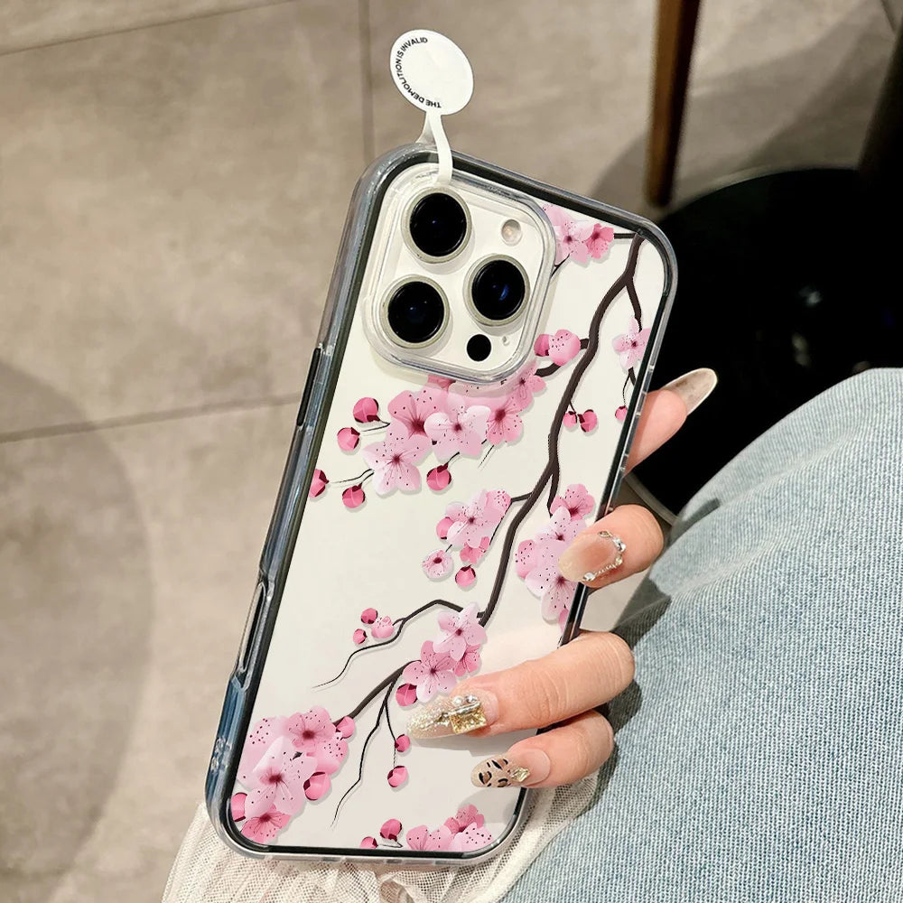 2 in 1 Candy Color Phone Case For iPhone