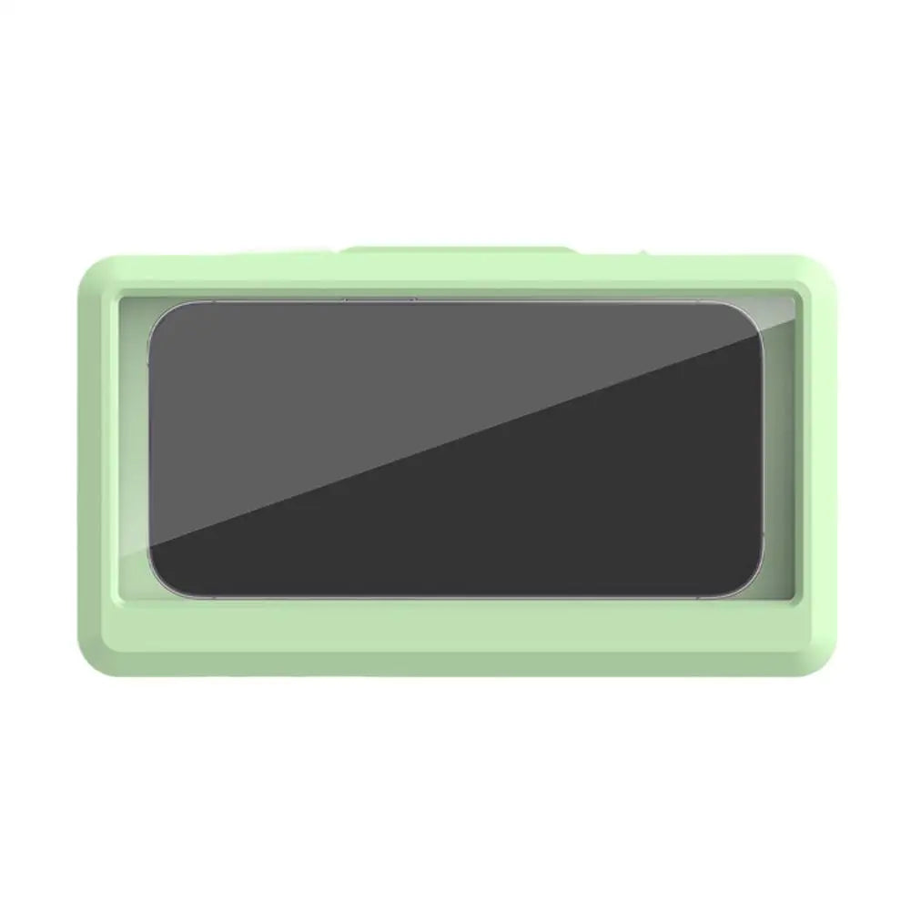Bathroom Waterproof Phone Case Home Wall Phone Case Stand Box Self-adhesive Touch Screen Phone Cover Shower Sealing Storage